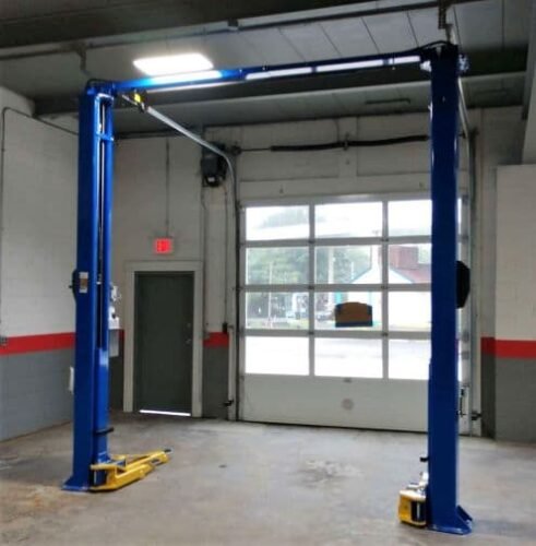 Forward lift f10 10,000lb ali certified two-post lift photo review